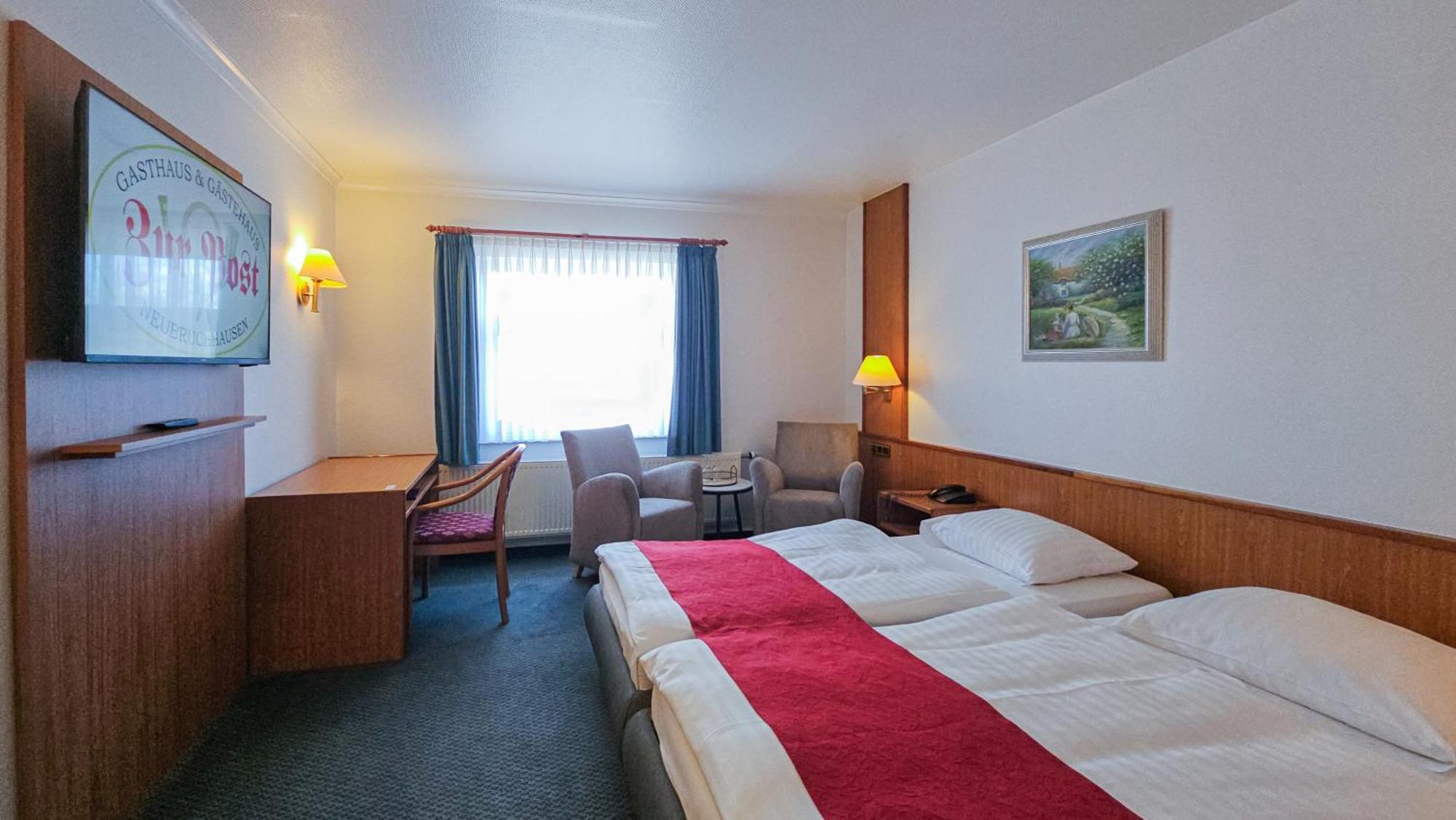 Hotel Zur Post Neubruchhausen Bagian luar foto